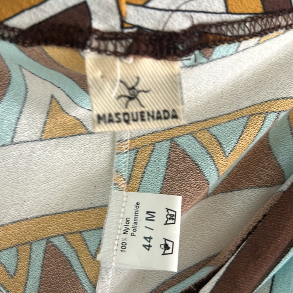 Patterned beach pants, drawstring. - Picture 6 of 6